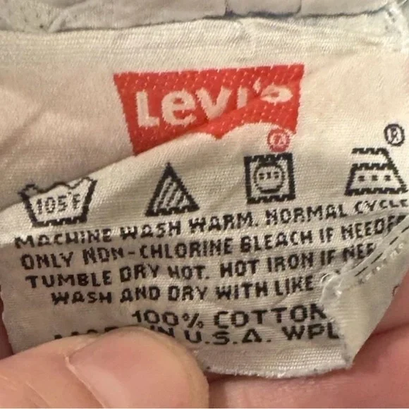 VTG Levi's 501 Upcycled Custom Patchwork Distressed Jeans Womens 33x36 ISA